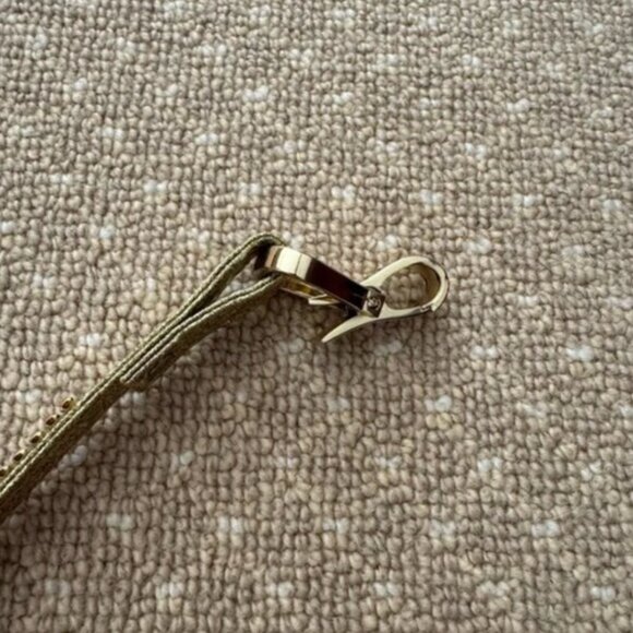 TWO leashes - 1 Pearl & 1 Gold with rhinestones - Picture 5 of 8